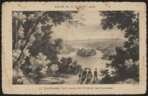 Lyon il y a cent ans. Ile Barbe, vue prise du coteau de Caluire.