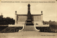 Villefranche-sur-Saône. Monument aux Morts de la Grande Guerre (1914-1918).