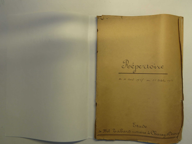 11 avril 1927-31 octobre 1931