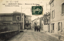 Chaponost. Hameau du Bouvier. Terminus du tramway.