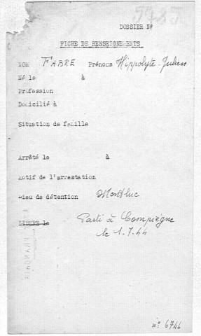 FABRE Hippolyte Julien