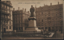 Lyon. Monument et place Ollier.