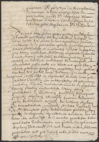 Pièces justificatives : copies pour Nicolas II et Humbert de Chaponay.