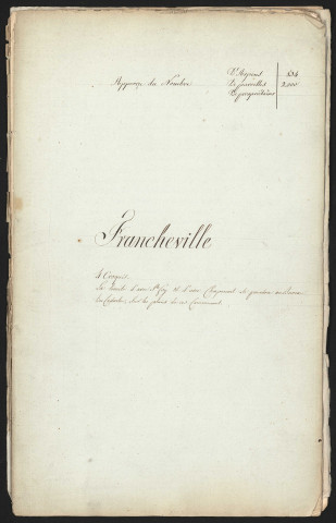 Francheville, 4 octobre 1823.