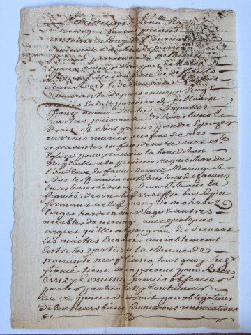 Juillet-décembre 1743