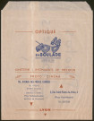 Optique A. Boulade - Lyon.