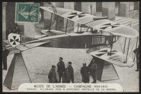 Musée de l'armée. Campagne 1914-1915. « Aviatik » allemand pris à Jonchery (bataille de la Marne).
