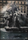 Lyon. Fontaine Bartholdi sur la place des Terreaux.