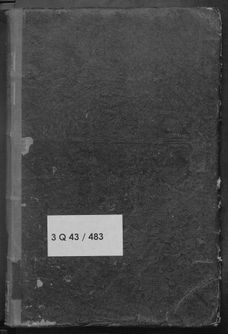 1831-848 (volume 8). Renvoie à 3Q43/495-497.
