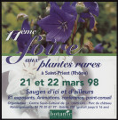 Saint-Priest. Foire aux plantes rares (21-22 mars 1998).