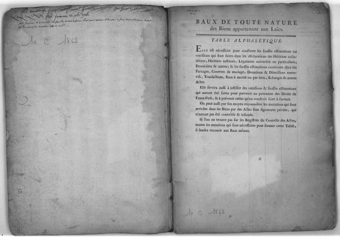 8 janvier 1754-24 germinal an IV.