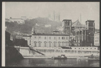 Lyon. Cathédrale Saint-Jean et l'Archevêché.