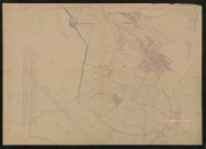 Section C (parties des anciennes sections C, D et E de la commune de Ville-sur-Jarnioux), 1ère feuille (parties des anciennes feuille unique de la section C, feuille unique de la section D et 1ère feuille de la section E). Plan révisé pour 1936.