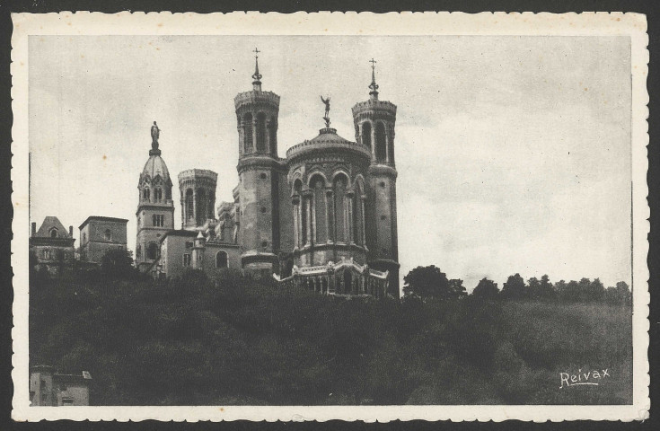 Lyon. Abside de la basilique de Fourvière.