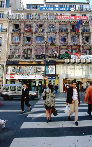 Devantures de commerce.