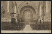 Saint-Joseph-en-Beaujolais. Intérieur de l'église.