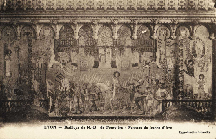 Lyon. Basilique de Notre-Dame de Fourvière.