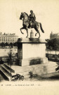 Lyon. La statue de Louis XIV.