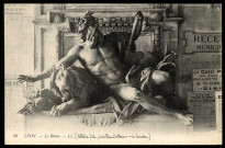 Lyon. Hôtel de ville - Le Rhône par Coustou.