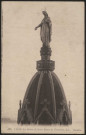 Lyon. La statue de Notre-Dame de Fourvière.