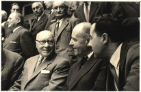 Premier rang, de gauche à droite : Philippe DANILO, Louis PRADEL, M. FAURE-BRACH. Deuxième rang, de gauche à droite : Claude LANEYRIE, Henri JANDARD. Troisième rang, de gauche à droite : Louis LESCHELIER, Paul GIGNOUX, Jean SALQUE.