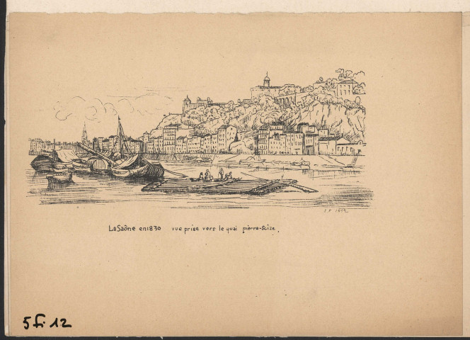 La Saône en 1830.