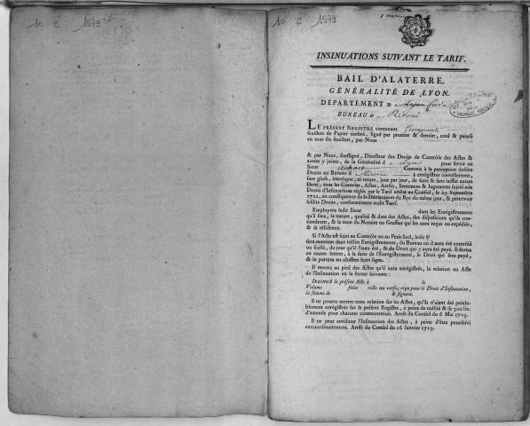 13 mars 1783-9 octobre 1787.