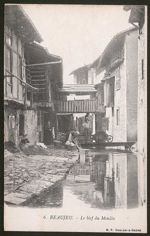 Beaujeu. Le bief du moulin.