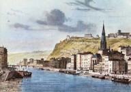 Lyon d'autrefois. Les quais de Saône.