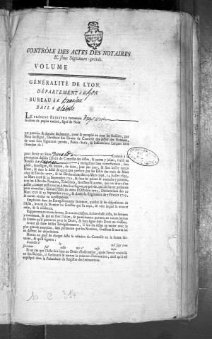 6 août 1773-12 avril 1775.