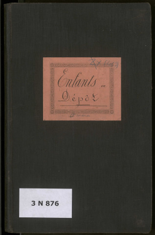 Frais de pension des enfants en dépôt.