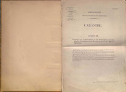 État de sections et matrice des propriétés foncières.