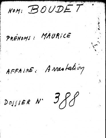 BOUDET Maurice