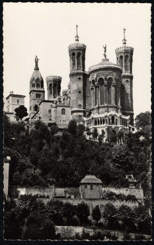 Lyon. Abside de la basilique de Fourvière.