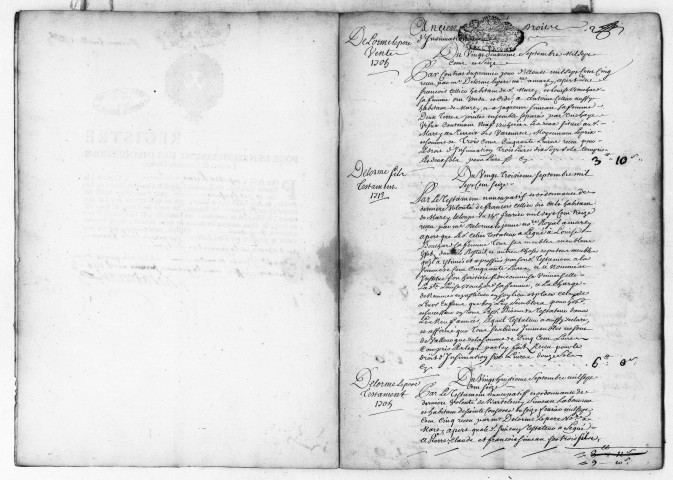 22 septembre 1716-26 septembre 1719.