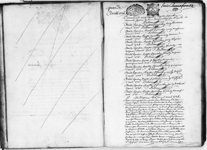 7 avril 1726-30 mai 1734.