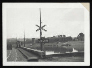 Entrée nord, depuis la rive gauche de la Saône.