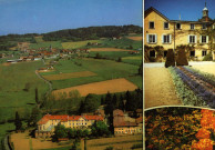 Pomeys. La Neylière, le village. Vues multiples en mosaïque.