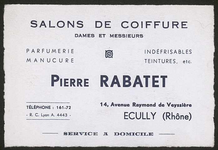 Salons de coiffure Pierre Rabatet - Ecully.