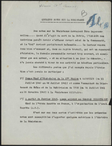 GRANIER (Général).