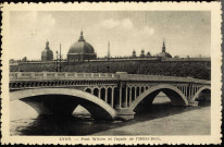 Lyon. Pont Wilson et façade de l'Hôtel-Dieu.