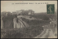 Saint-Didier-au-Mont-d'Or. Saint-Fortunat, au pied de la roche.