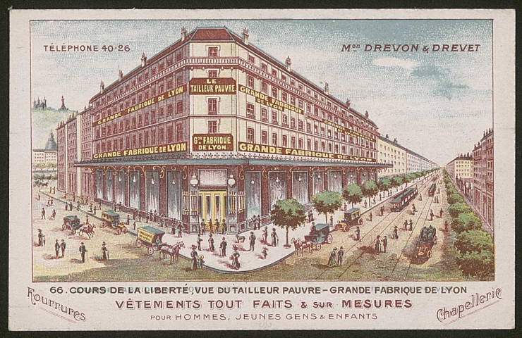 Le Tailleur Pauvre - Grande Fabrique de Lyon - Lyon.