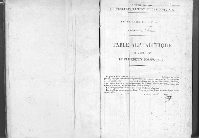 1851-1865. Renvoie aux volumes 10-12 (3Q6/621-623).
