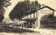 Pontcharra-sur-Turdine. La gare.