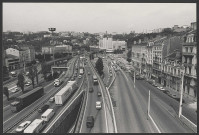 Centre d'échange autoroutier de Fourvière à Lyon.