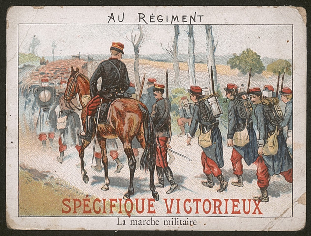 La marche militaire.