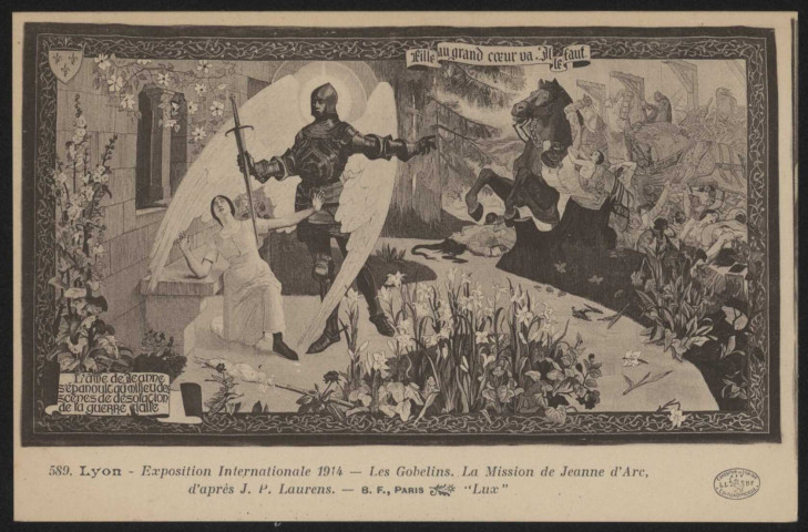 La mission de Jeanne d'Arc, d'après J.P. Laurens.