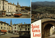 Saint-Genis-Laval. Vues multiples en mosaïque.