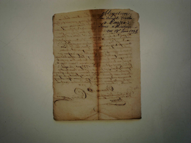 Janvier-juin 1734